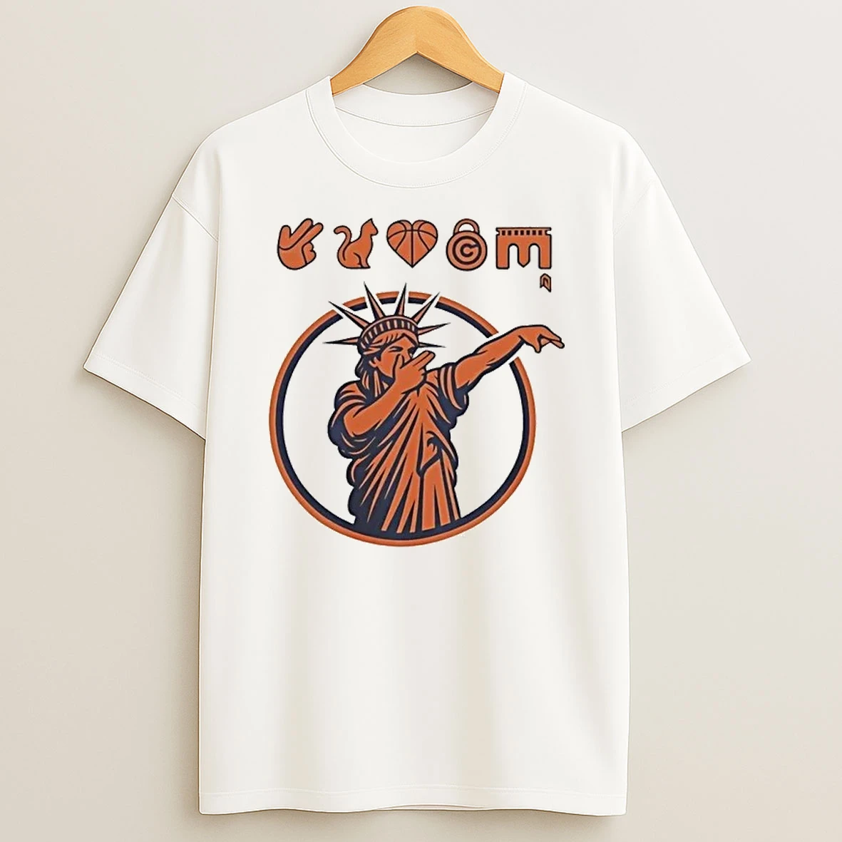 Statue Of Liberty Dabbing Nyc Liberty Graphic Knicks Icons Starting 5 Shirts Shirts