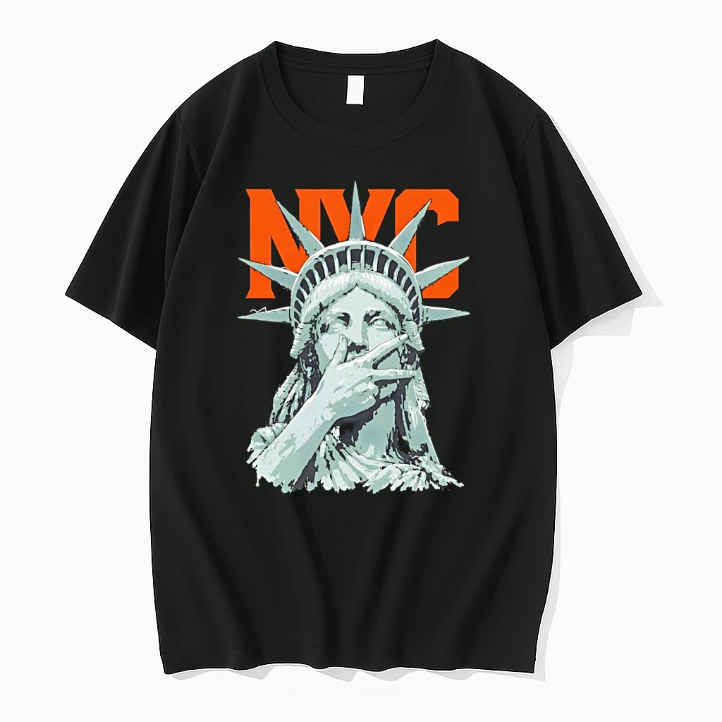 Statue Of Liberty Jalen Brunson 3 Points New York Knicks Basketball Player Nba 2026 Shirts