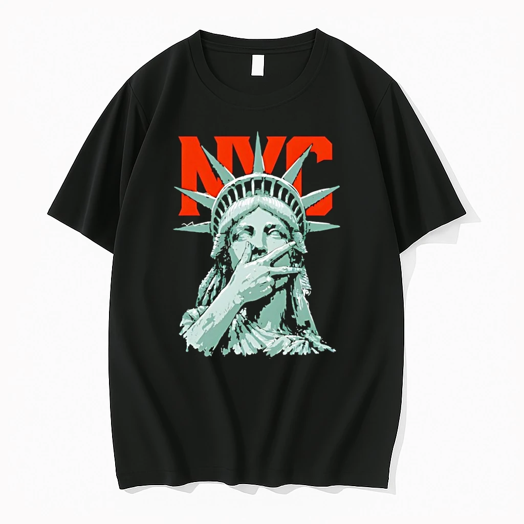 Statue Of Liberty And Jalen Brunson 3 Points New York Knicks Nba New York City 3x World Champs Shirts