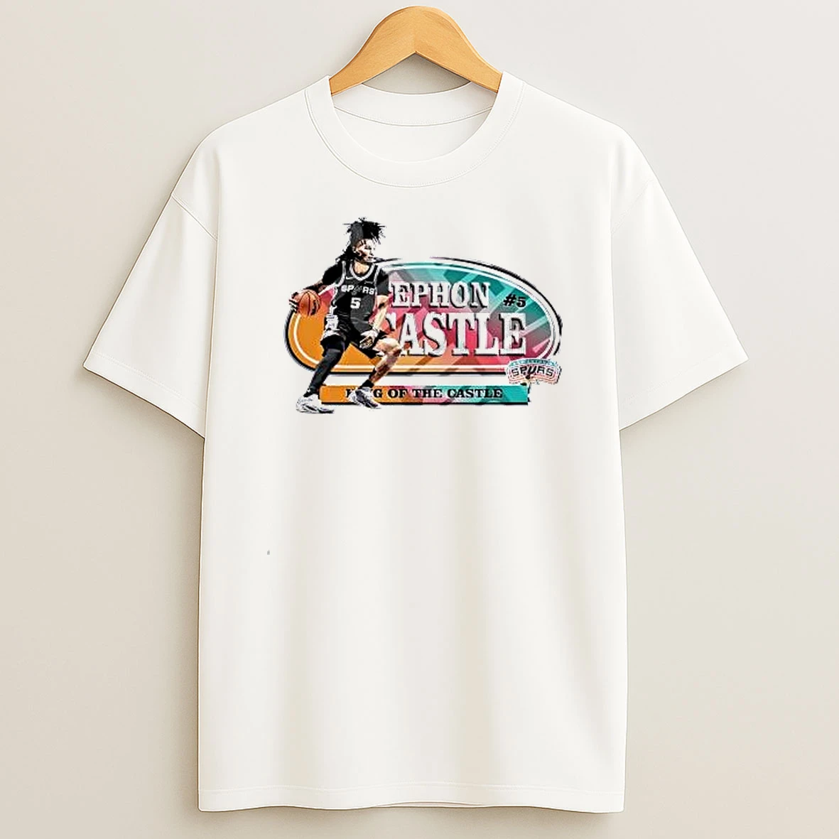 Stephon Castle San Antonio Spurs Nba 5 King Of The Castle Shirts