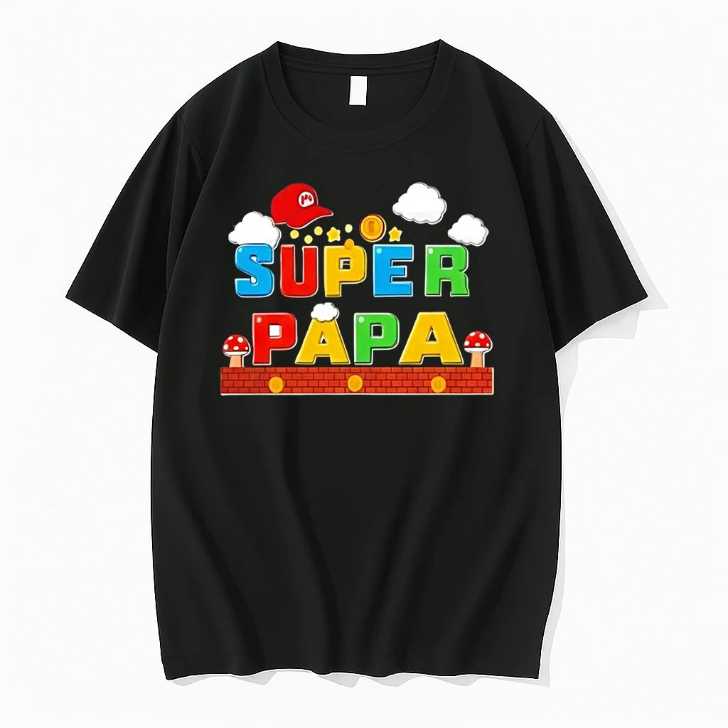 Super Mario Super Papa Fathers Day 2026 Shirts