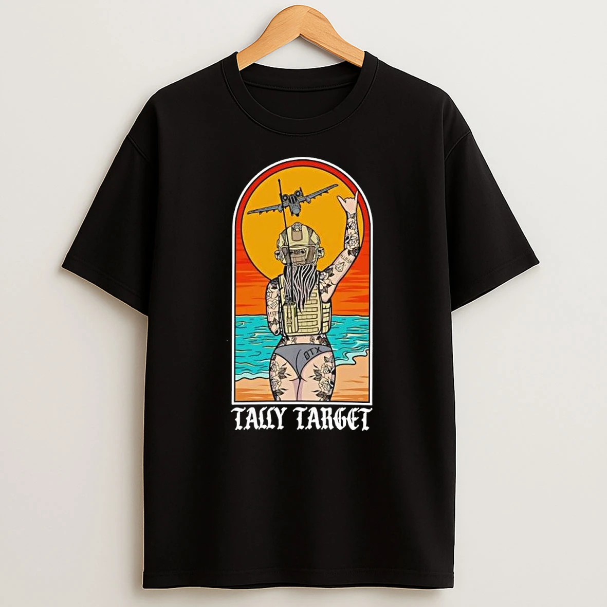 Tally Target Tactical Aviation Military Thunderbolt Ii Pilot Artwork Shirts