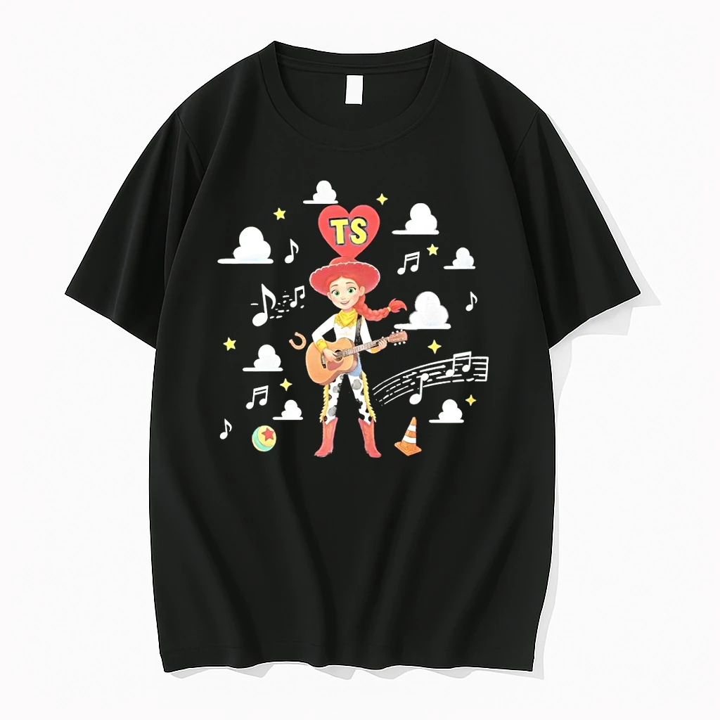 Taylor X Jessie Toy Story Character Guitar Music Clouds Star Ball Cone Ts Hearts Shirts