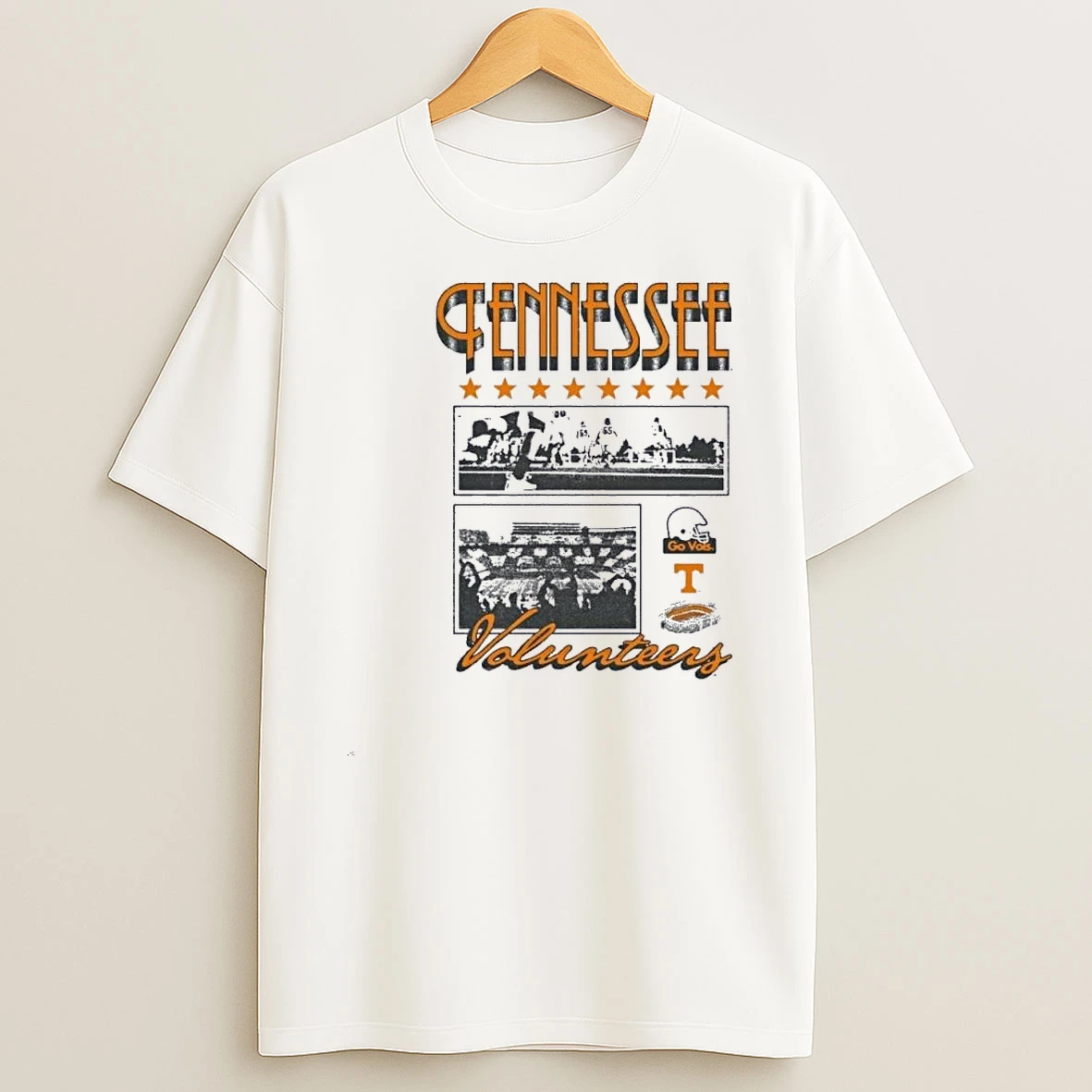 Tennessee Volunteers Football Stadium City Scape Shirts