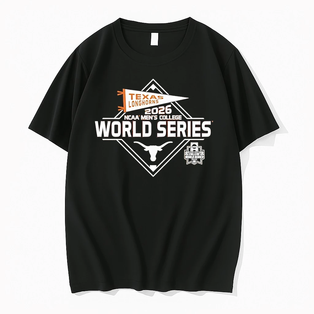 Texas Longhorns 2026 Baseball World Series Ncaa Mens College Shirts