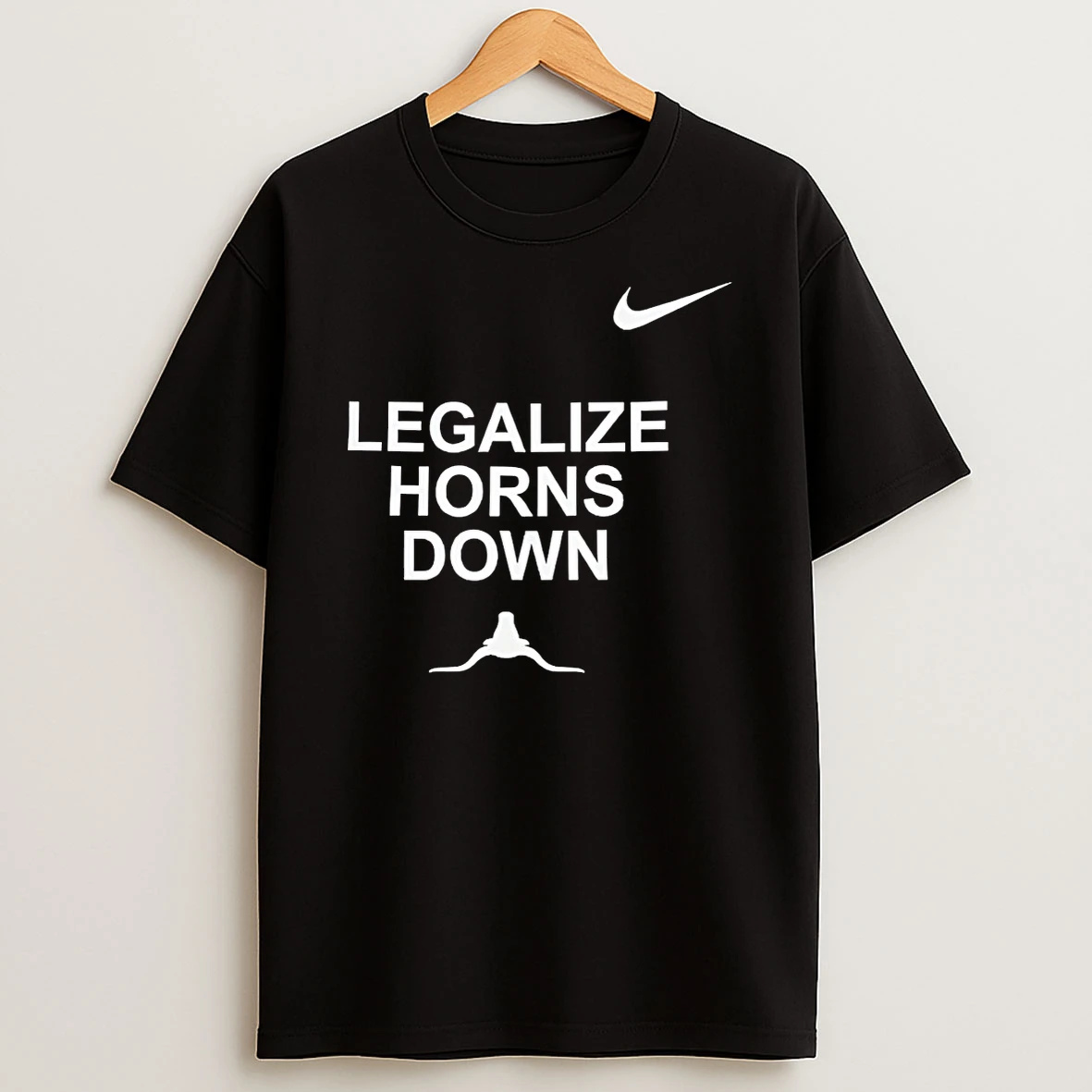 Texas Longhorns Legalize Horns Down Nike Logo Shirts