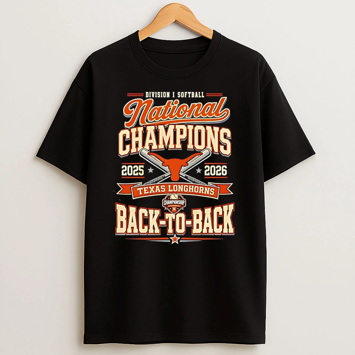 Texas Longhorns Softball National Champions 2025 2026 Back To Back Team Nba Shirts
