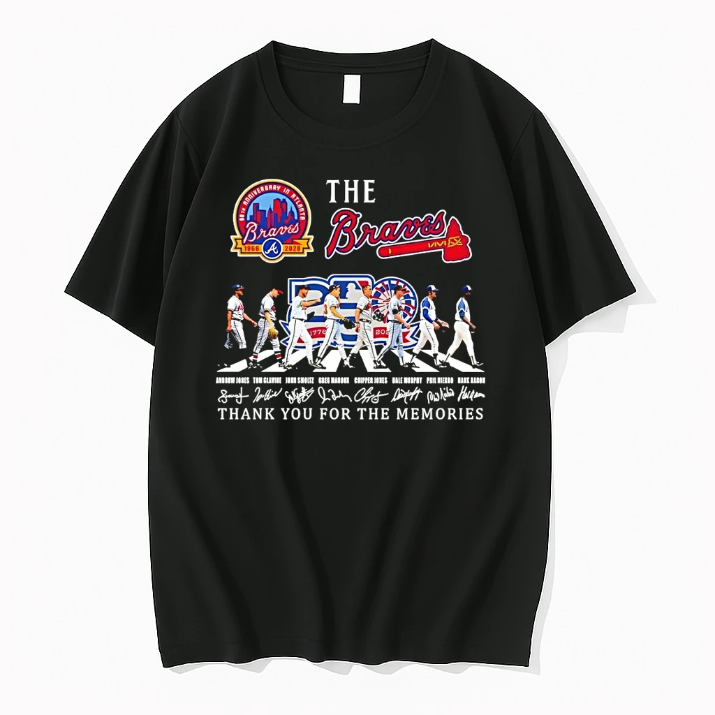 The Atlanta Braves Thank You For The Memories Abbey Road Signatures Shirts