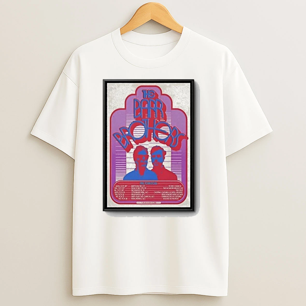The Barr Brothers 2026 Fall Tour Shirts