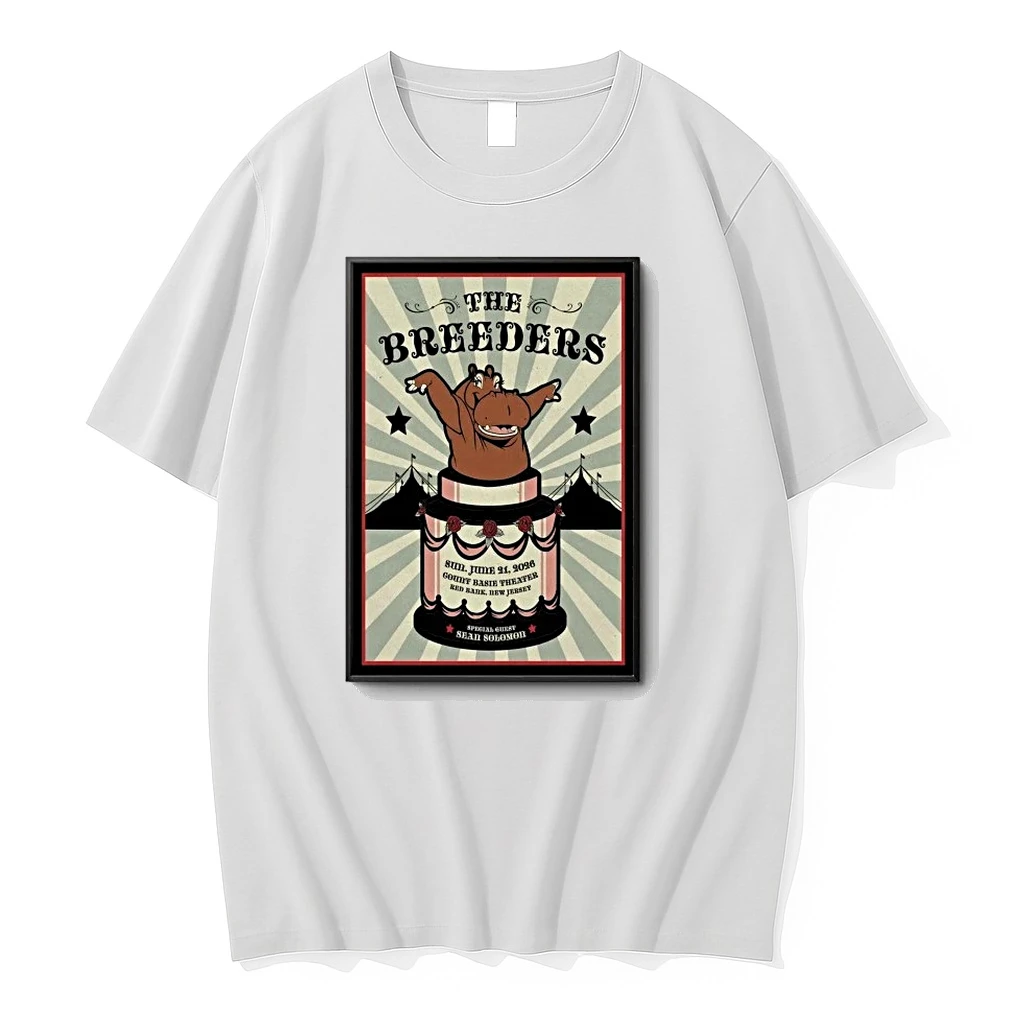 The Breeders Red Bank New Jersey June 21 2026 Tour Shirts