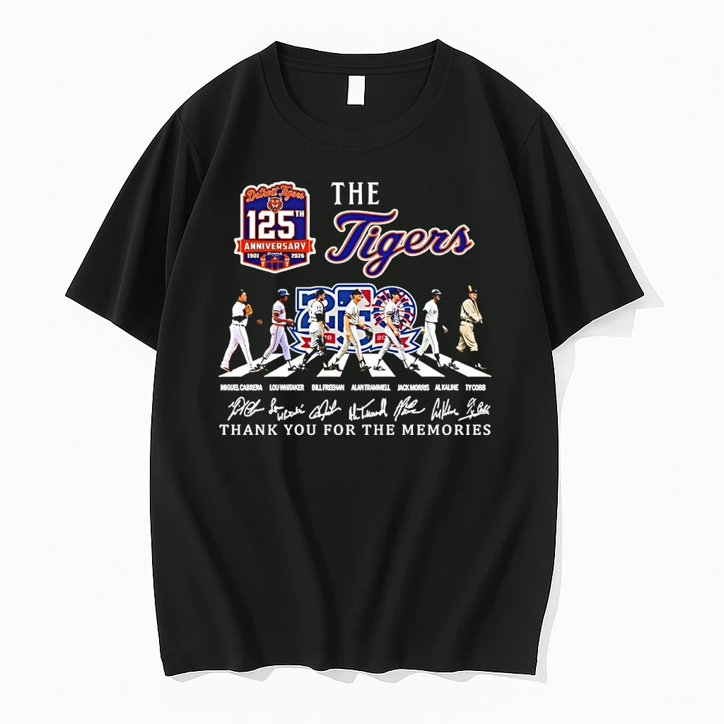 The Detroit Tigers Thank You For The Memories Abbey Road Signatures Shirts