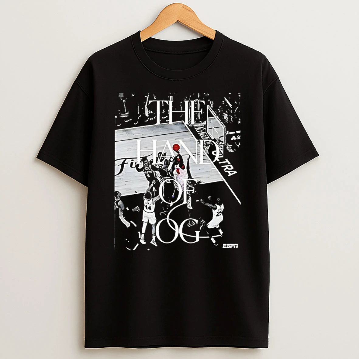 The Hand Of Og Anunoby New York Knicks Basketball Nba Iconic Tip In Knicks Championship Run 2026 Shirts
