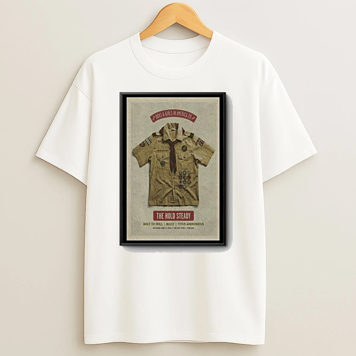 The Hold Steady Tour The Salt Shed Outdoors In Chicago Illinois June 13 2026 Shirts