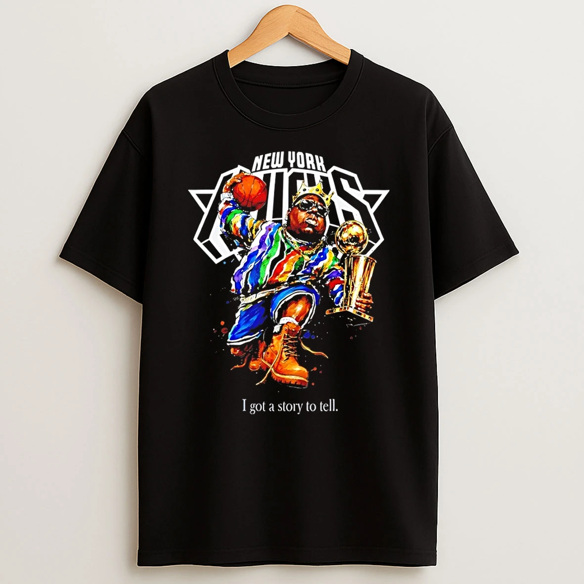 The Notorious B I G New York Knicks Nba I Got A Story To Tell Shirts