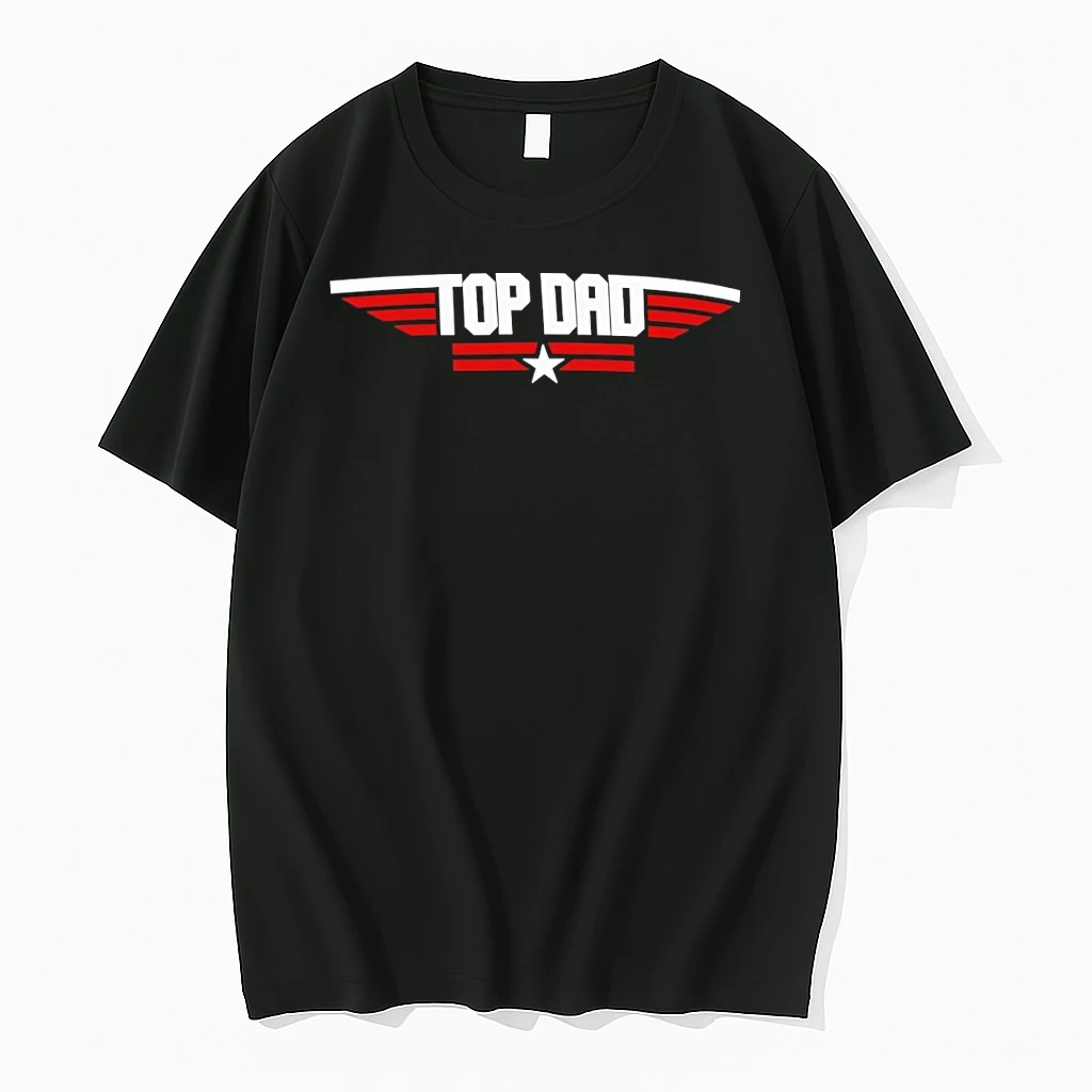 Top Gun Top Dad Fighter Jet Style Fathers Day Shirts