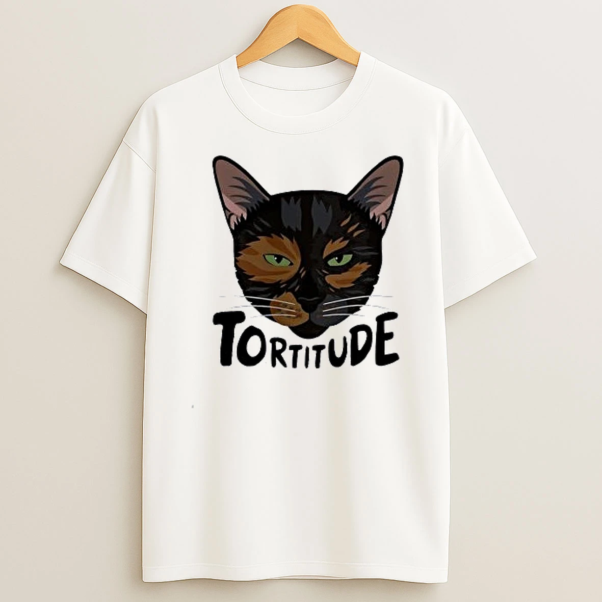 Tortoiseshell Cat Tortitude Animal Shirts