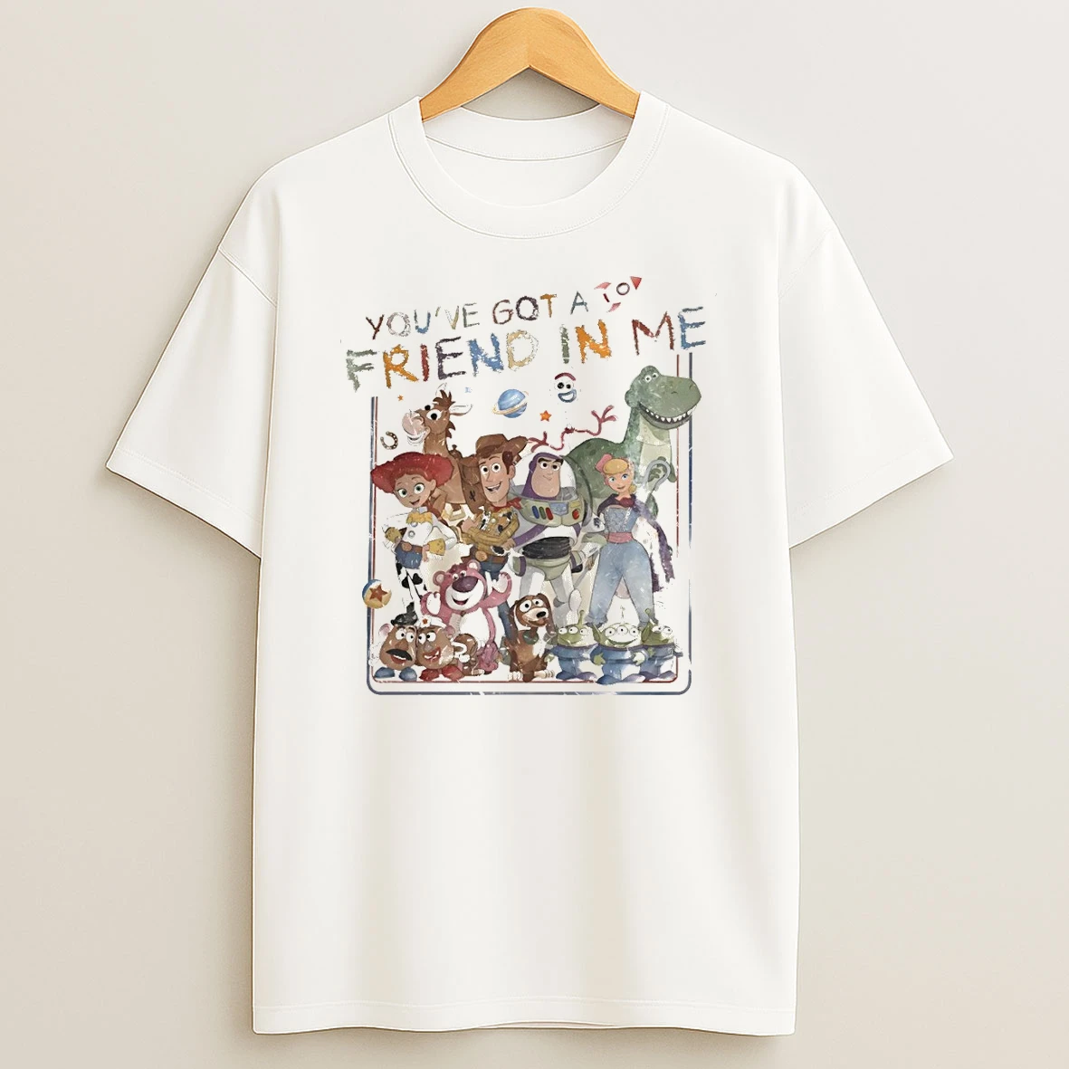 Toy Story 1995 Woody Buzz Pixar Fest Youve Got A Friend In Me Disneyland Family Shirts