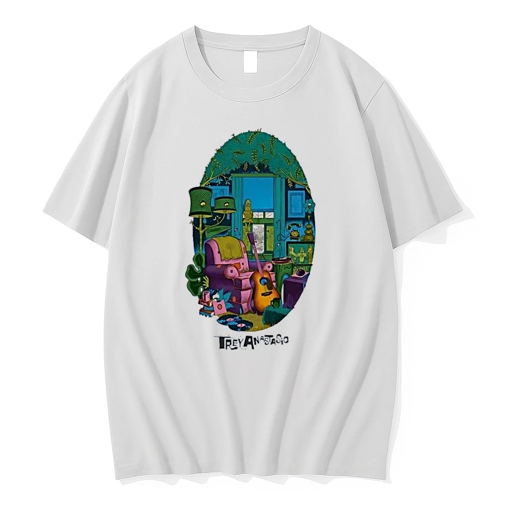 Trey Anastasio Acoustic Elephant Music Hall 2026 White Shirts