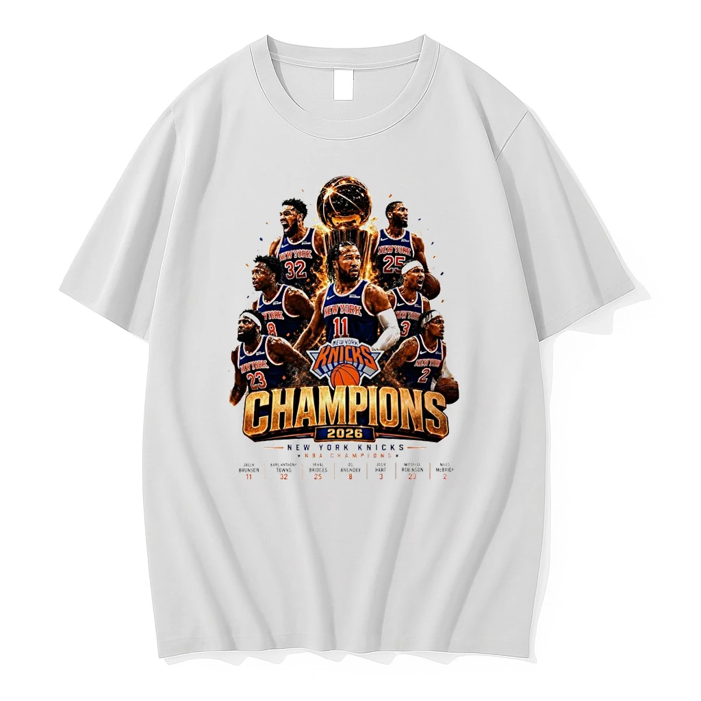 Trophy Jalen Brunson New York Knicks Nba Champions 2026 Finals Victory Shirts