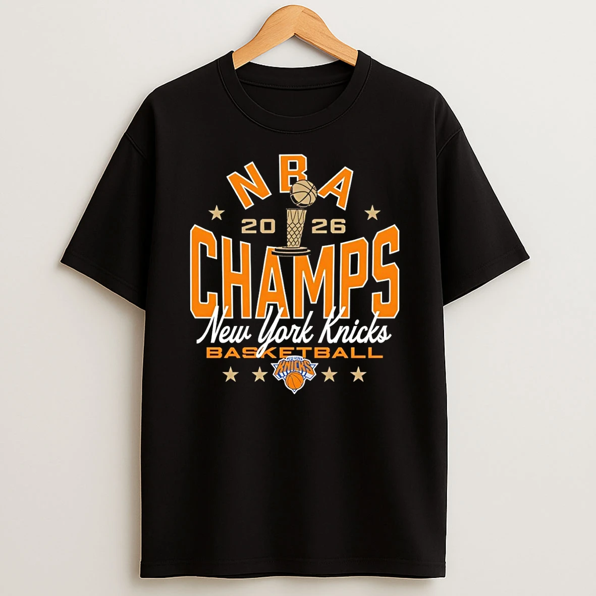 Trophy New York Knicks Nba 2026 Champs Basketball Finals Shirts