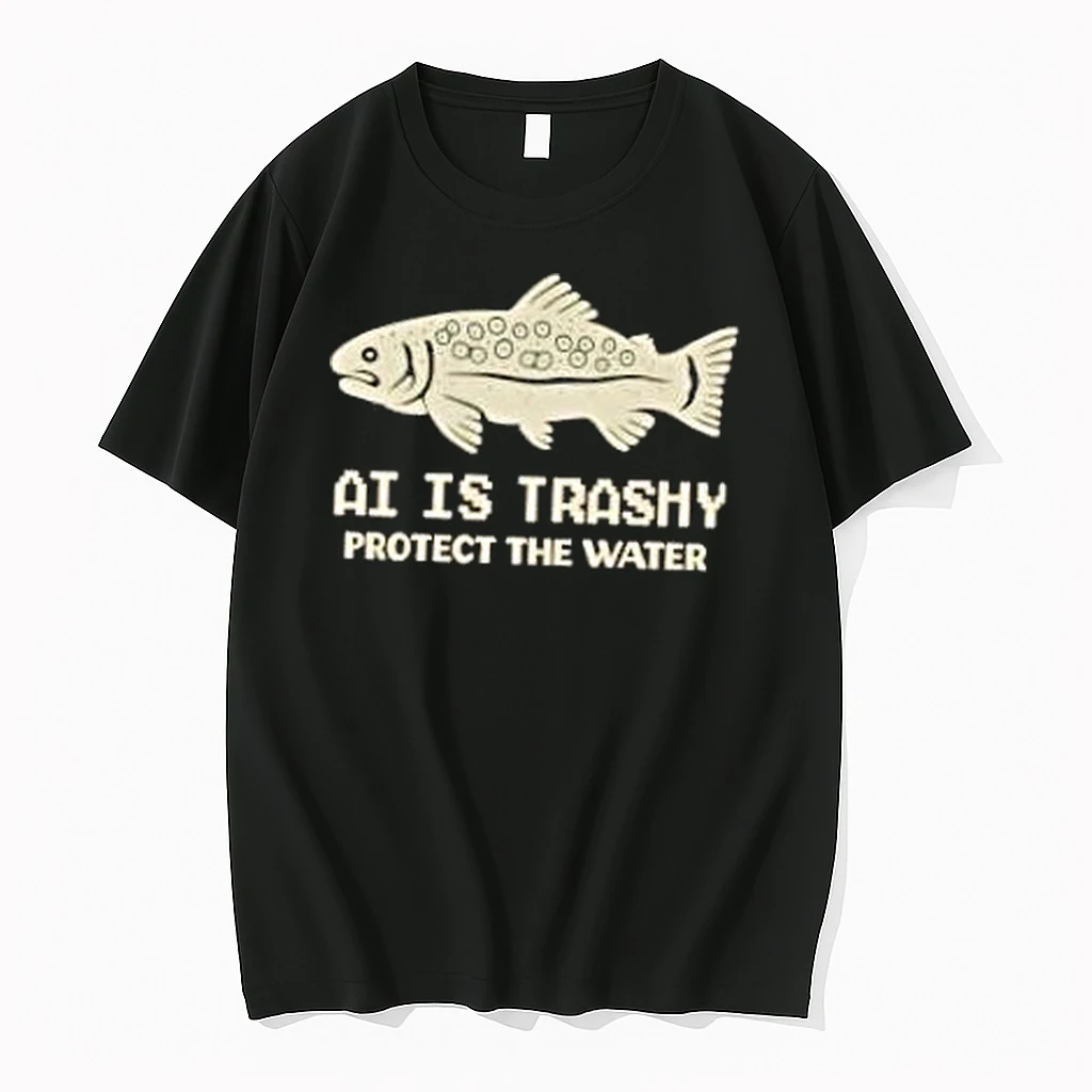 Trout Fish Ai Is Trashy Protect The Water Shirts