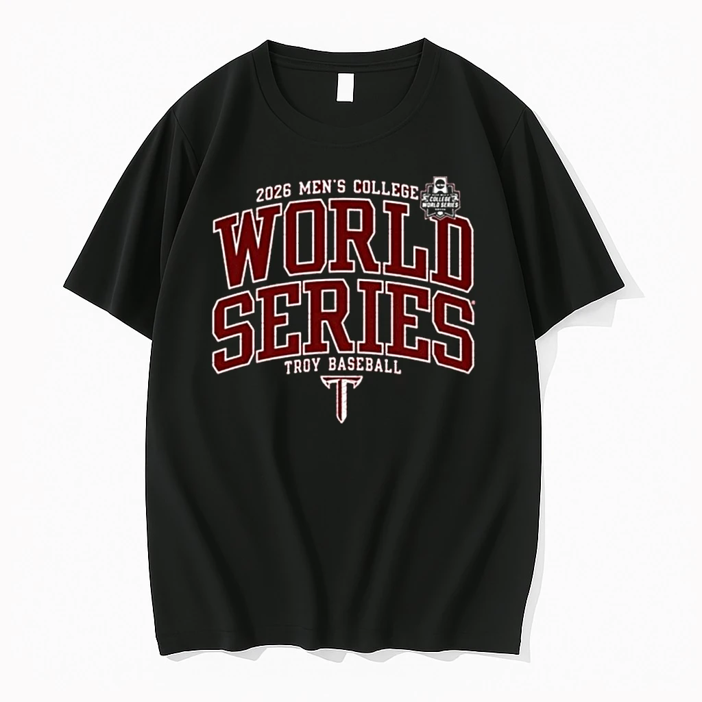 Troy Trojans 2026 College World Series Bound Merch Shirts