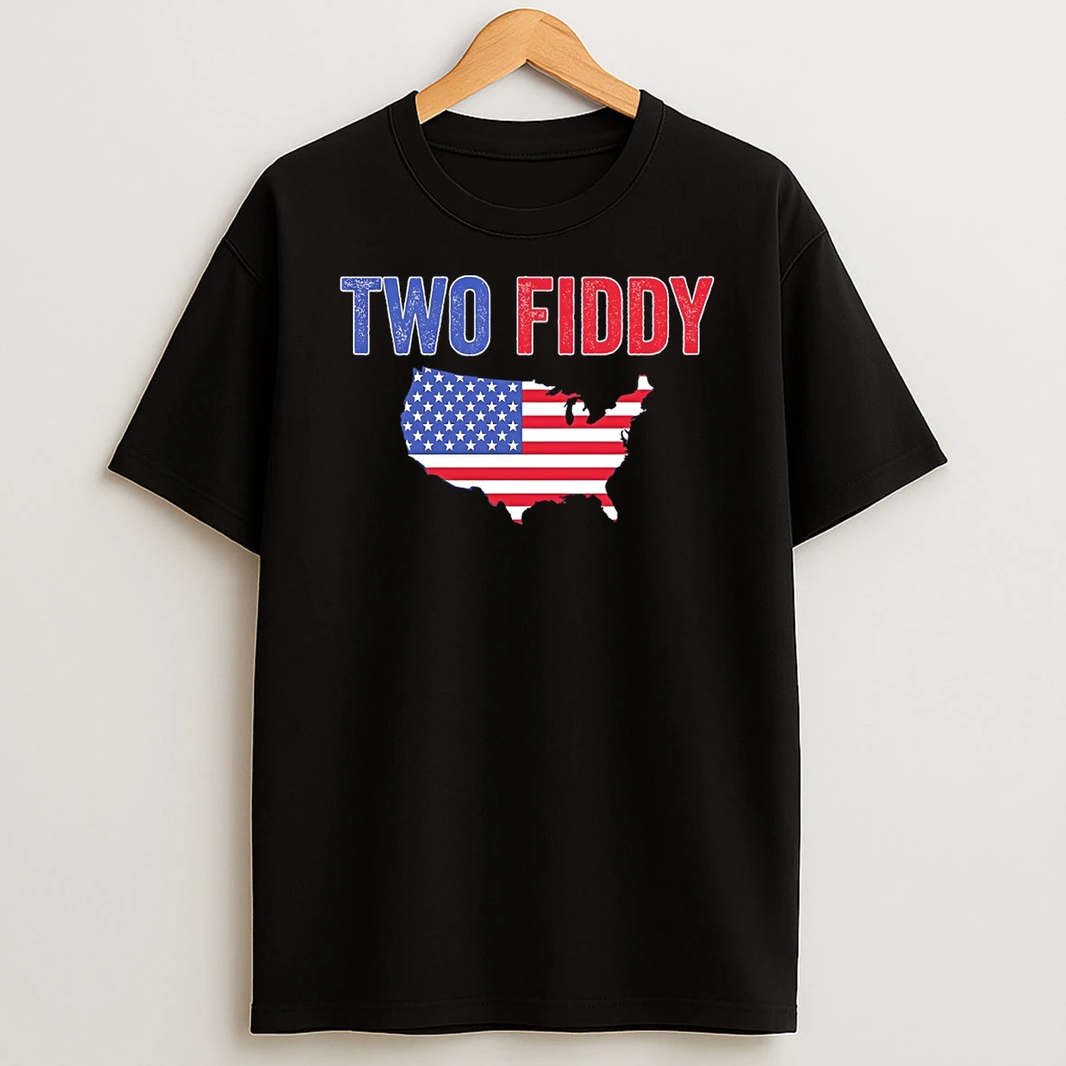 Two Fiddy Patriotic Usa Map 4th Of July America Birthday Shirts