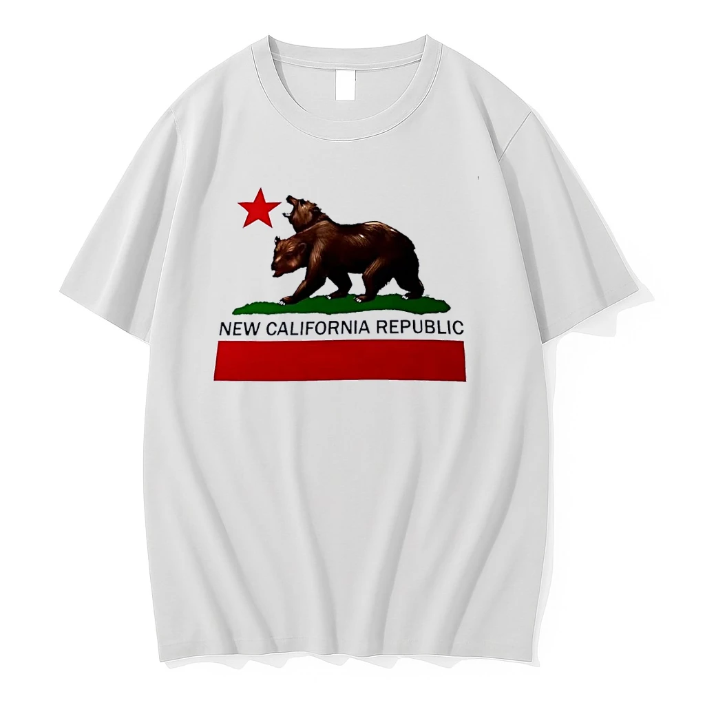 Two Headed Bear New California Republic White Shirts