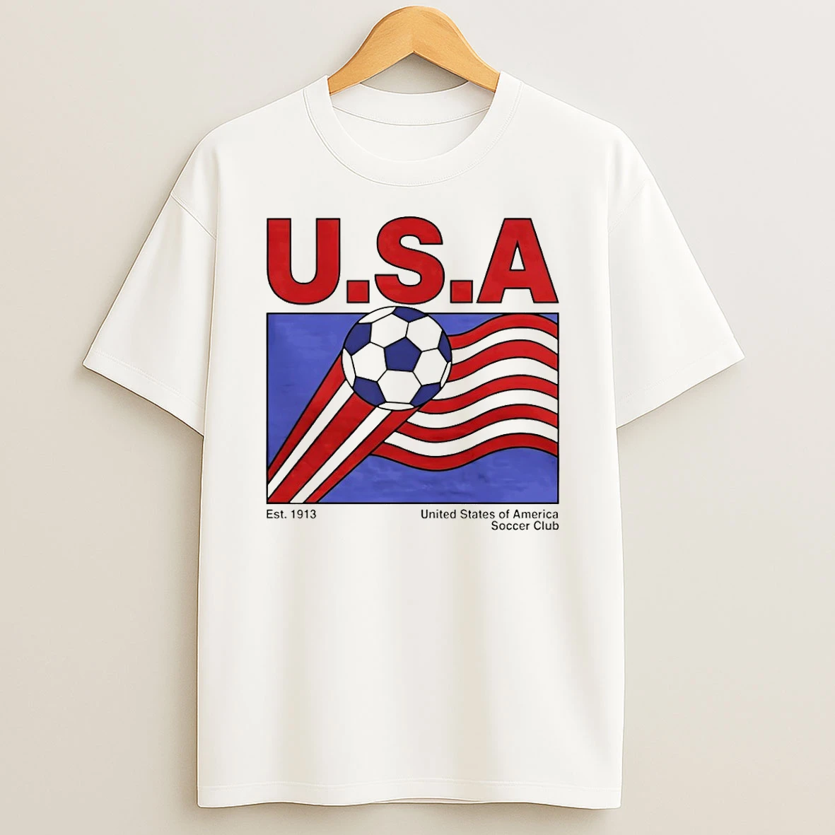 Usa Soccer Est 1913 United States Of America Soccer Club Shirts