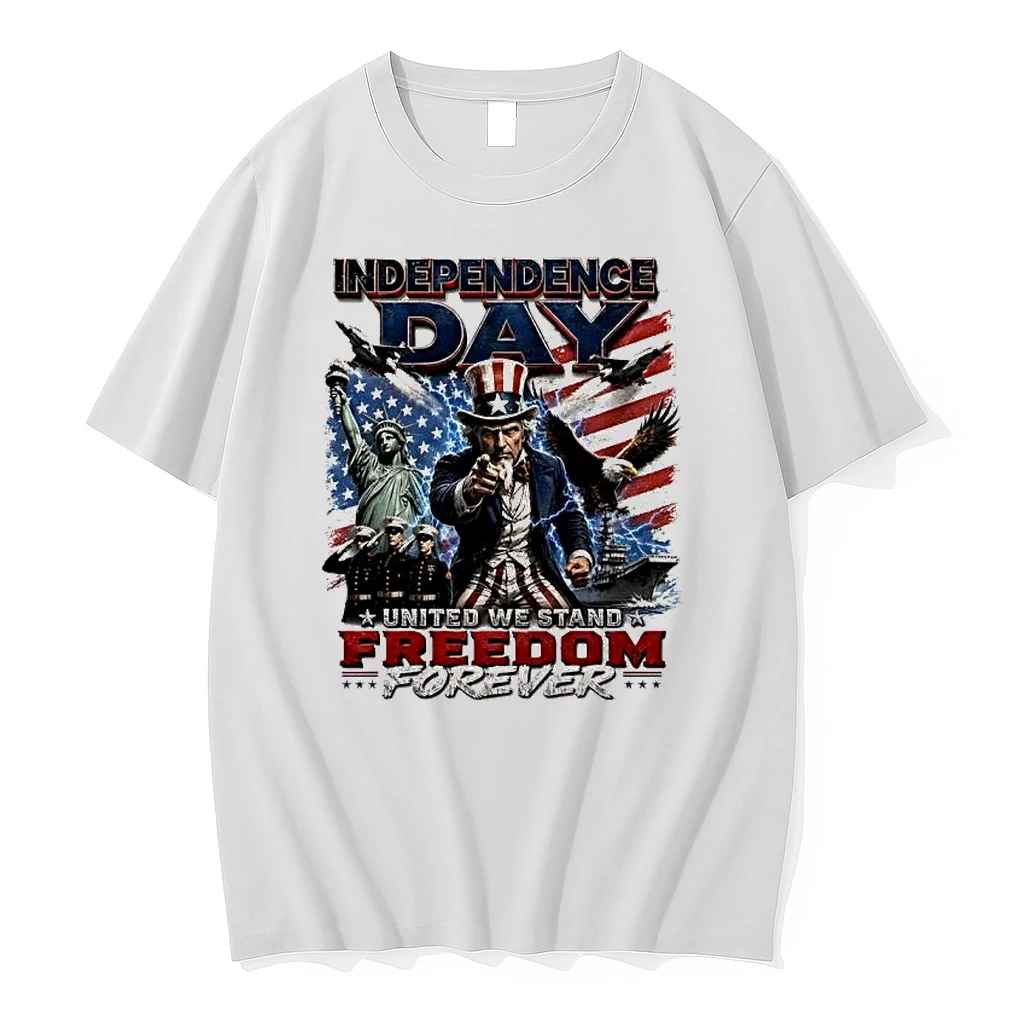 Uncle Sam Independence Day United We Stand Freedom Forever 250th Anniversary Shirts