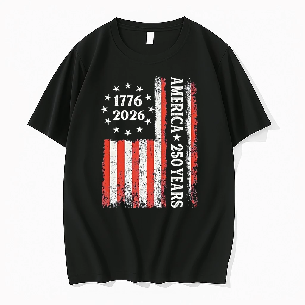 United States Patriotic Flag 1776 2026 America 250 Years Celebration 4th Of July Shirts