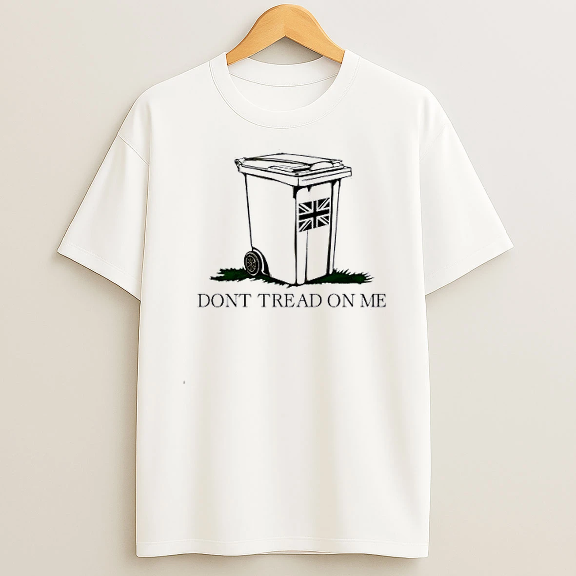 United Kingdom Gadsden Flag Parody Dont Tread On Me Trash Shirts