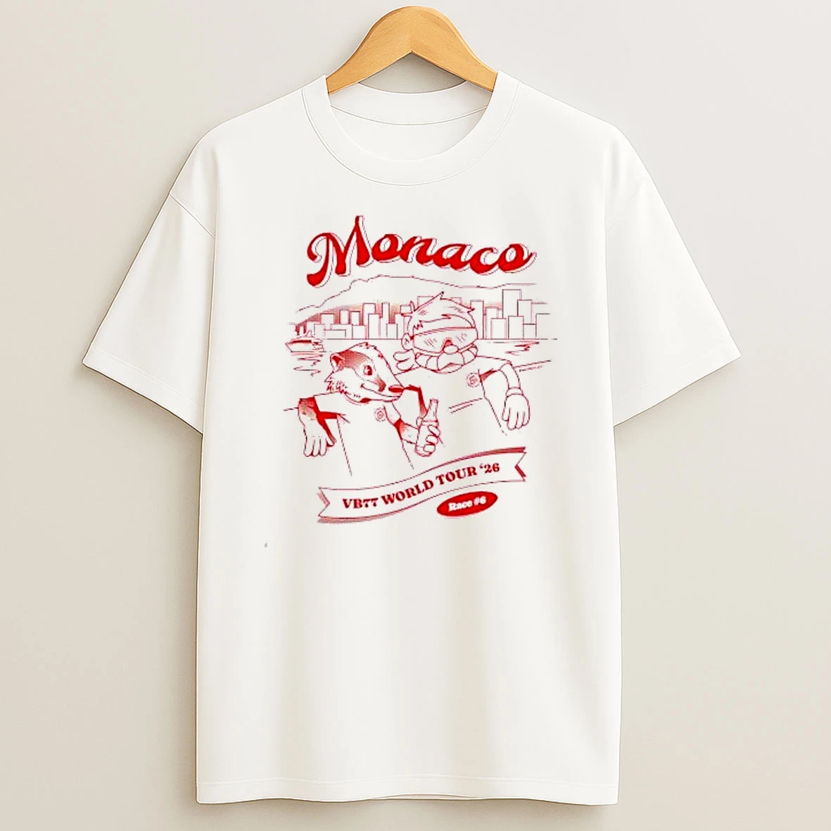 Valtteri Bottas Monaco Grand Prix Vb77 World Tour 2026 Shirts