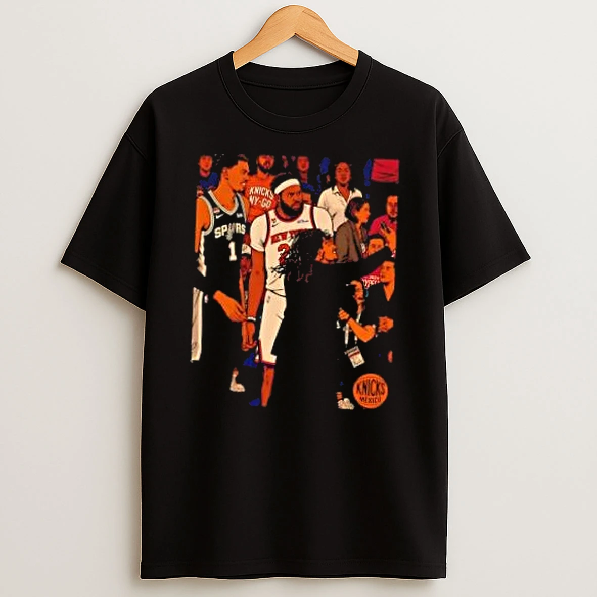 Victor Wembanyama Mitchell Robinson San Antonio Spurs New York Knicks Shirts