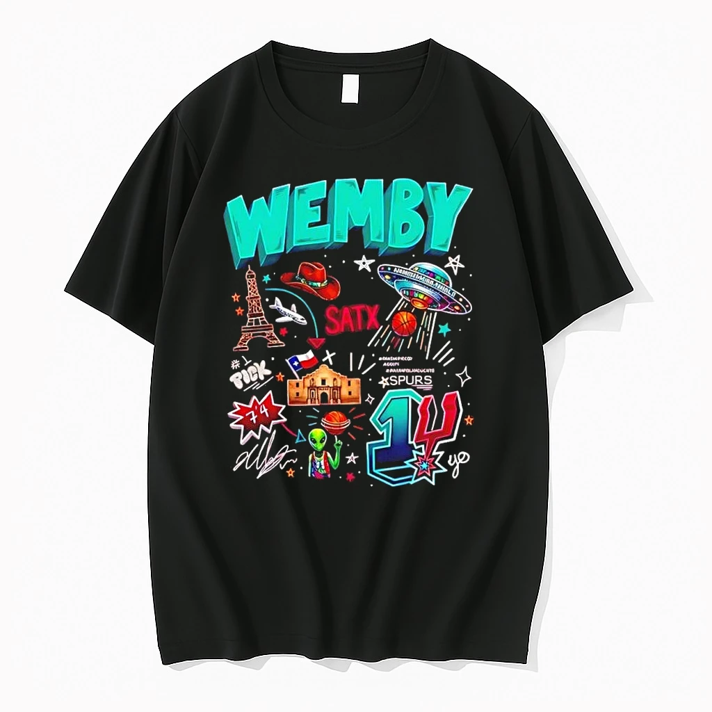 Victor Wembanyama San Antonio Spurs 1st Pick Alien Iconic Shirts