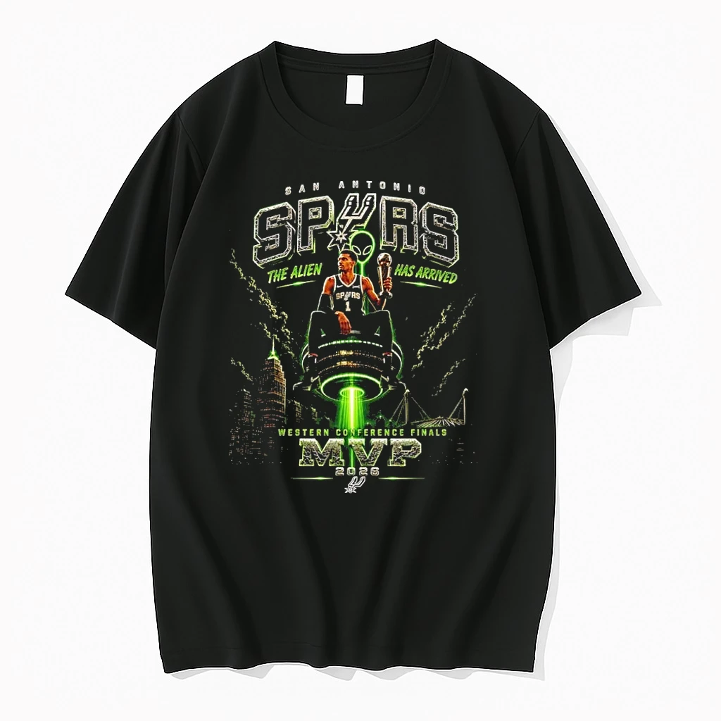 Victor Wembanyama San Antonio Spurs 2026 Western Conference Finals Mvp Alien Shirts