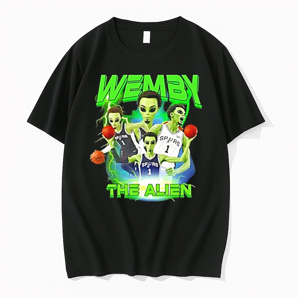 Victor Wembanyama San Antonio Spurs Nba Finals 2026 Wemby The Alien Basketball Player Shirts