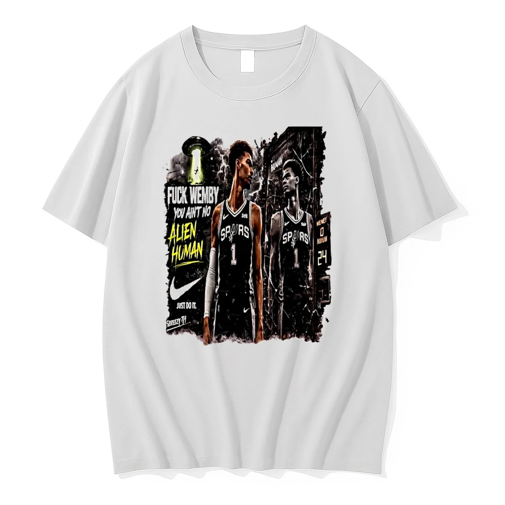 Victor Wembanyama San Antonio Spurs Nba Fuck Wemby You Aint No Alien Human Shirts