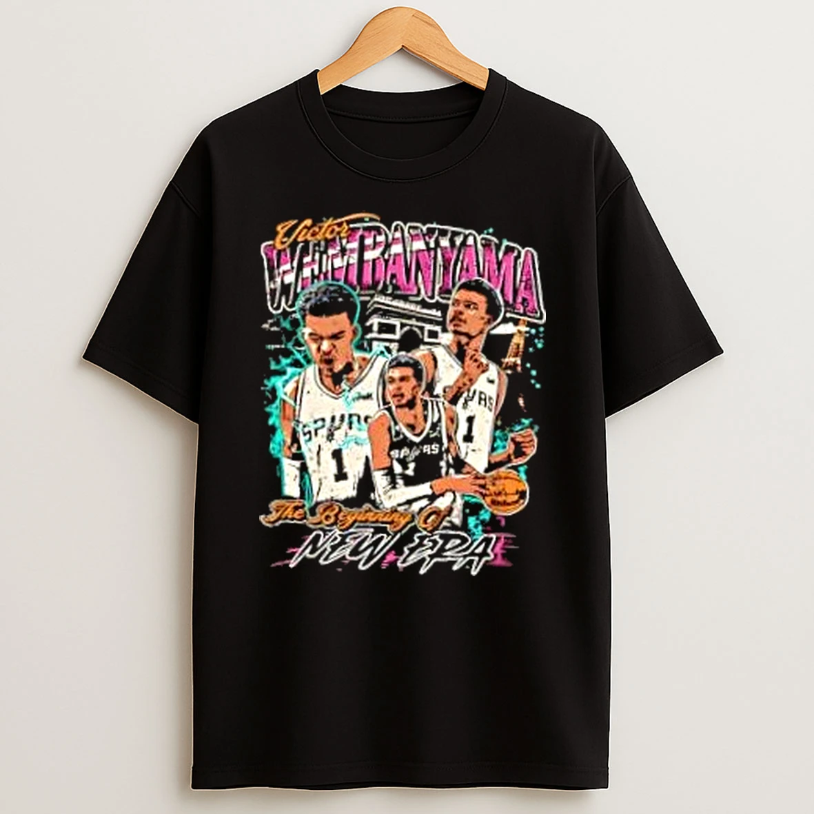 Victor Wembanyama San Antonio Spurs The Beginning Of A New Era Nba Shirts