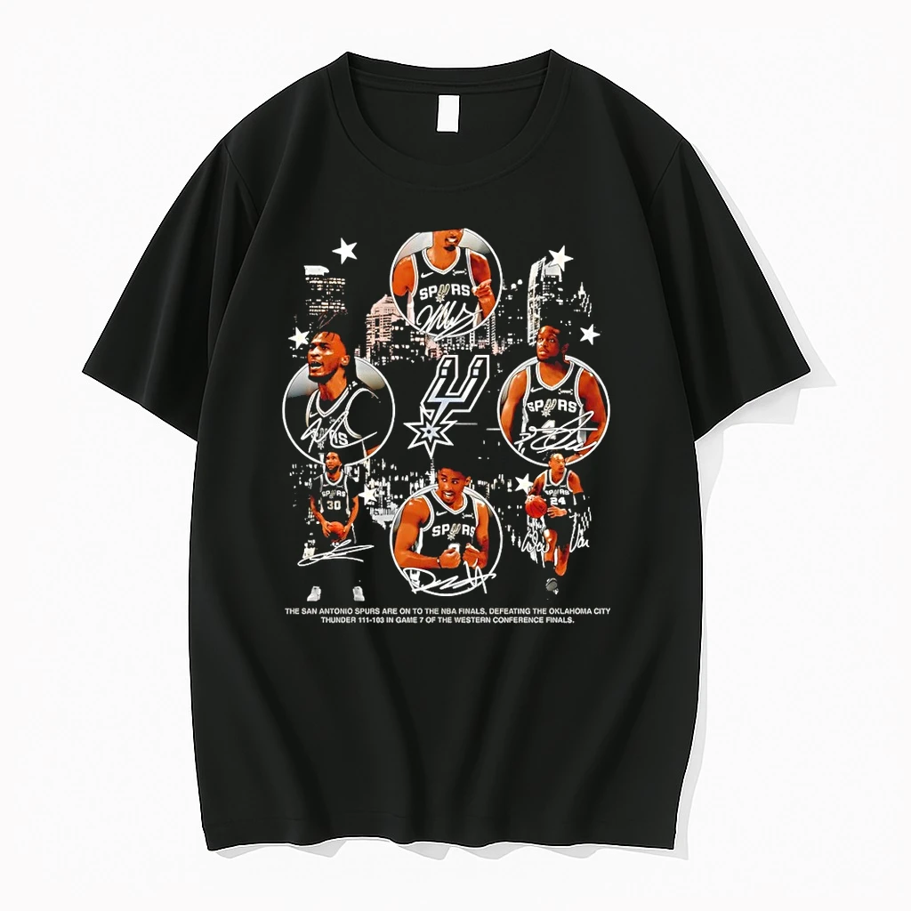 Victor Wembanyama Tim Duncan David Robinson San Antonio Spurs Basketball Nba Signatures Shirts