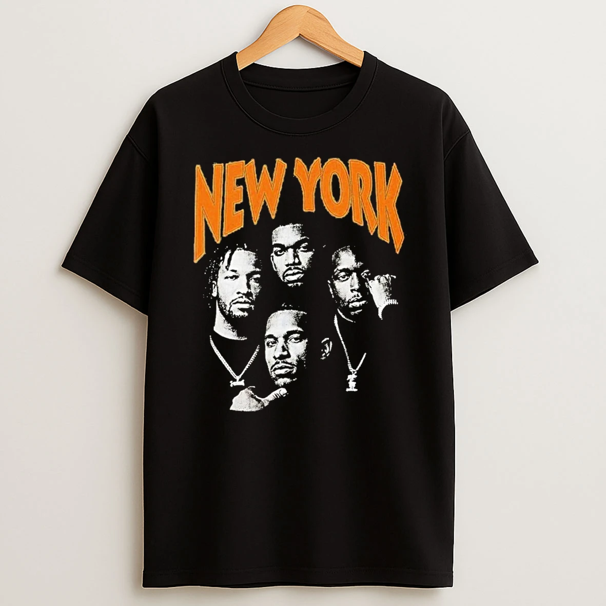 Vintage New York Death Row Brunson Anunoby Hart Towns Robinson Basketball Shirts