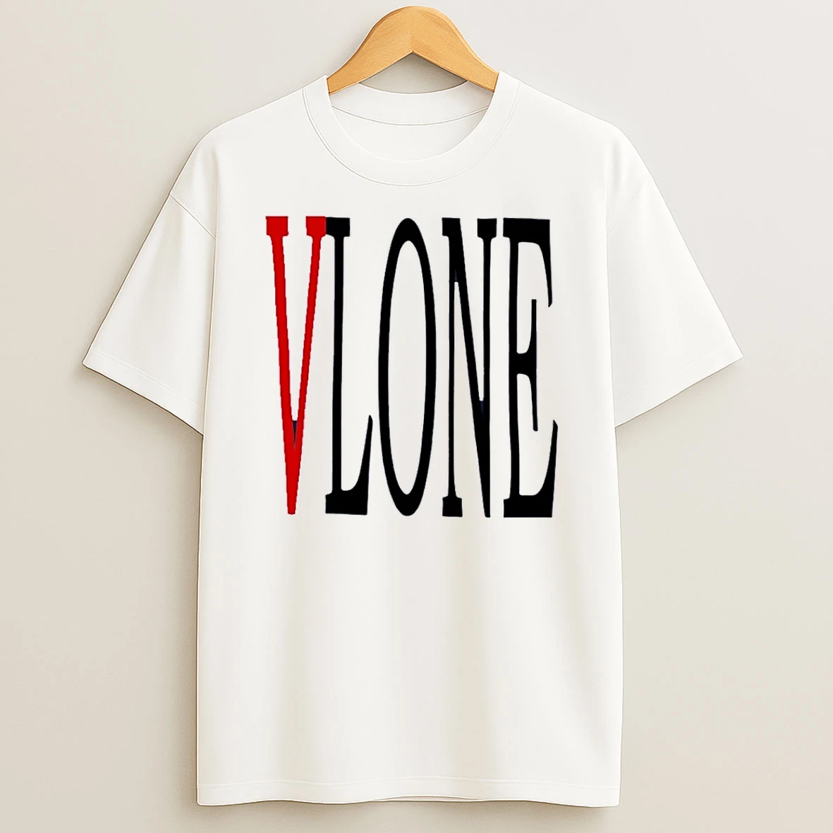 Vlone Apparel Streetwear Logo White Shirts
