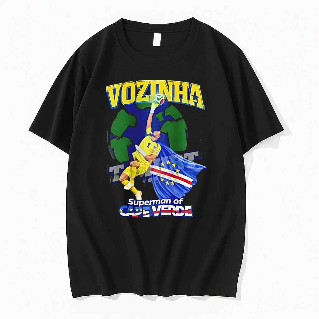 Vozinha Cabo Verde Soccer Player Superman Of Cape Verde Printed Shirts