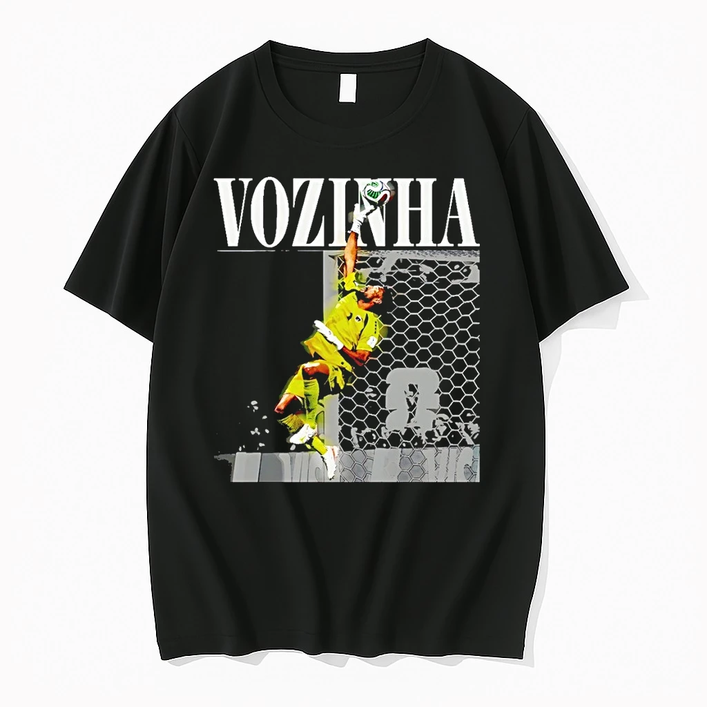 Vozinha Cape Verde Soccer Goalkeeper Player Jumping For A Ball Shirts