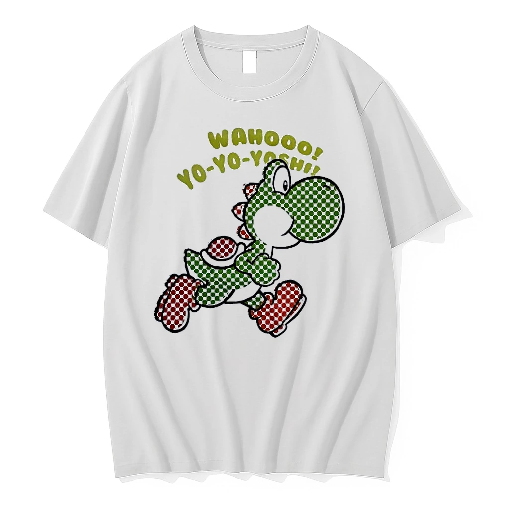 Wahoo Yo Yo Yoshi Running Kids White Shirts