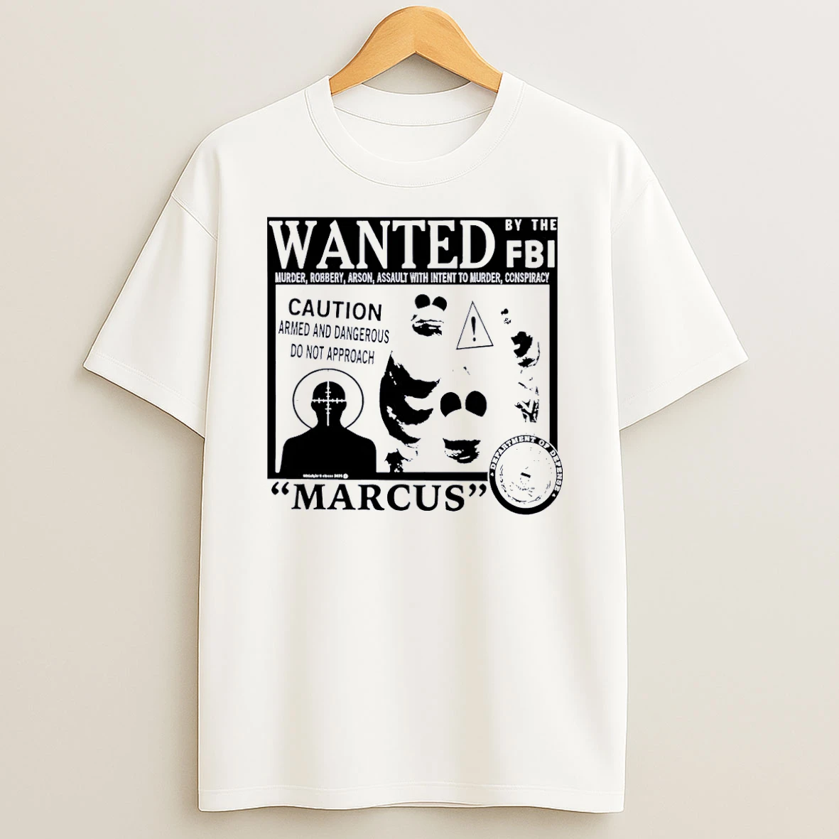 Wanted By The Iba Marcus White Shirts