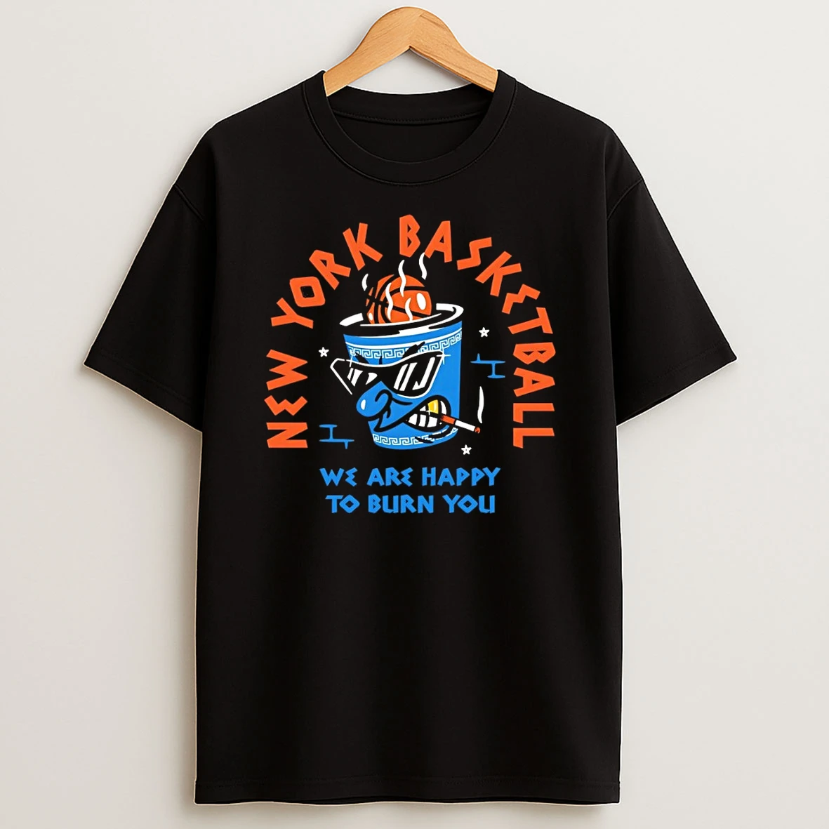 We Are Happy To Burn You New York Knicks Basketball Nba 2026 Shirts