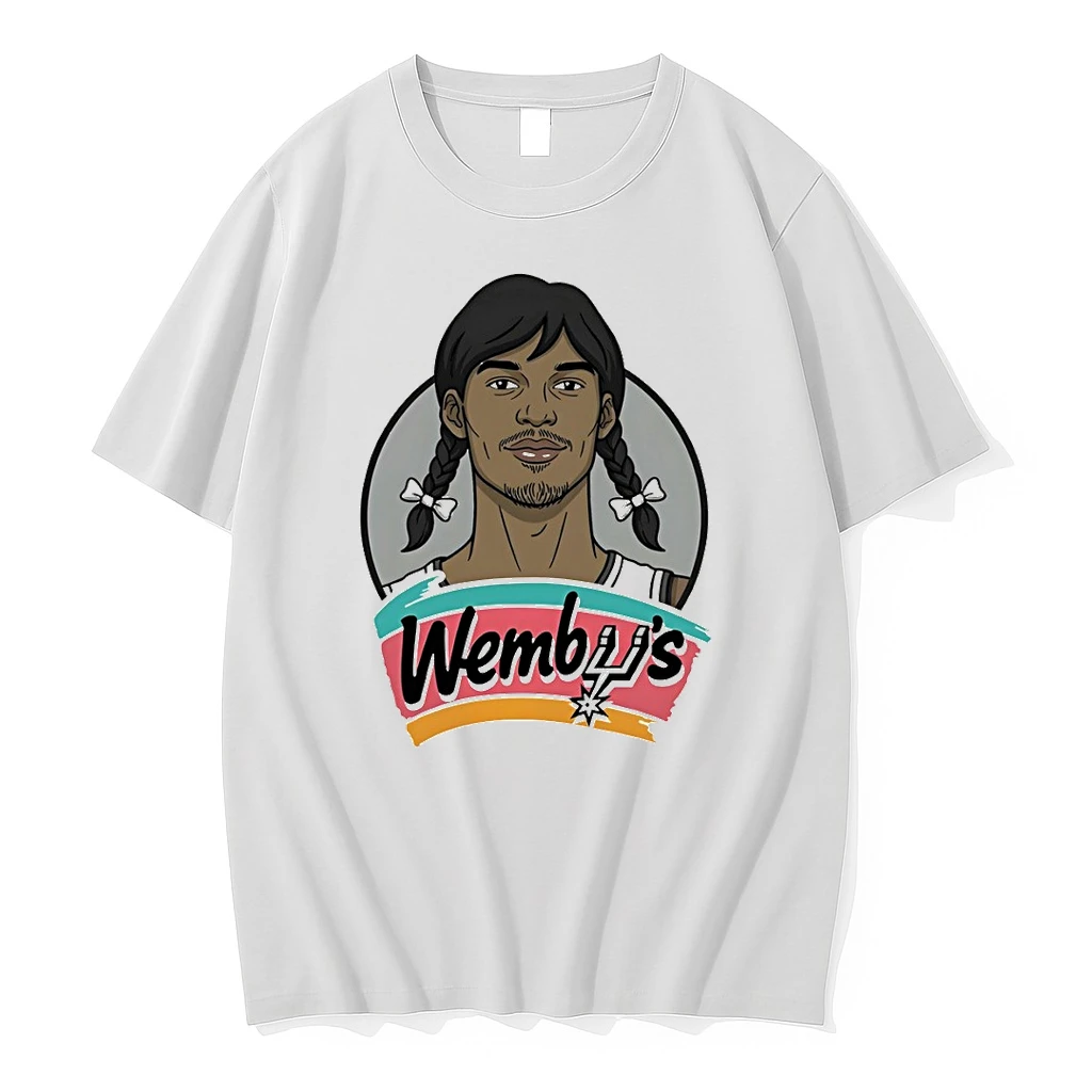 Wednesday X Victor Wembanyama Wembys San Antonio Spurs Baksetball Nba Shirts