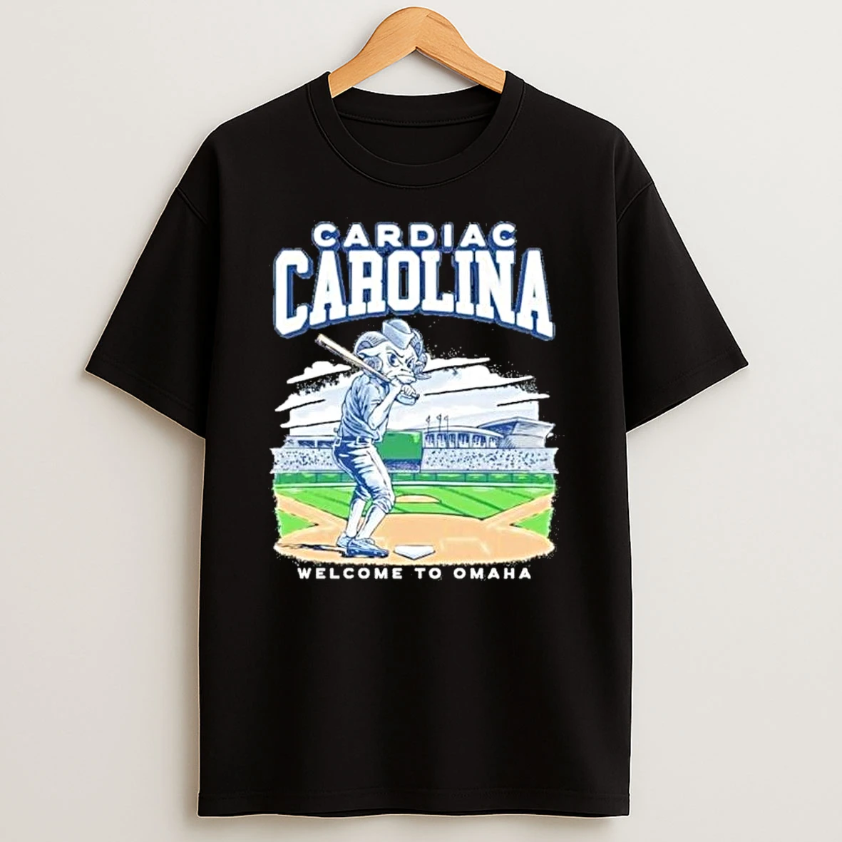 Welcome To Omaha Unc Tar Heels Cardiac Carolina Mascot Shirts