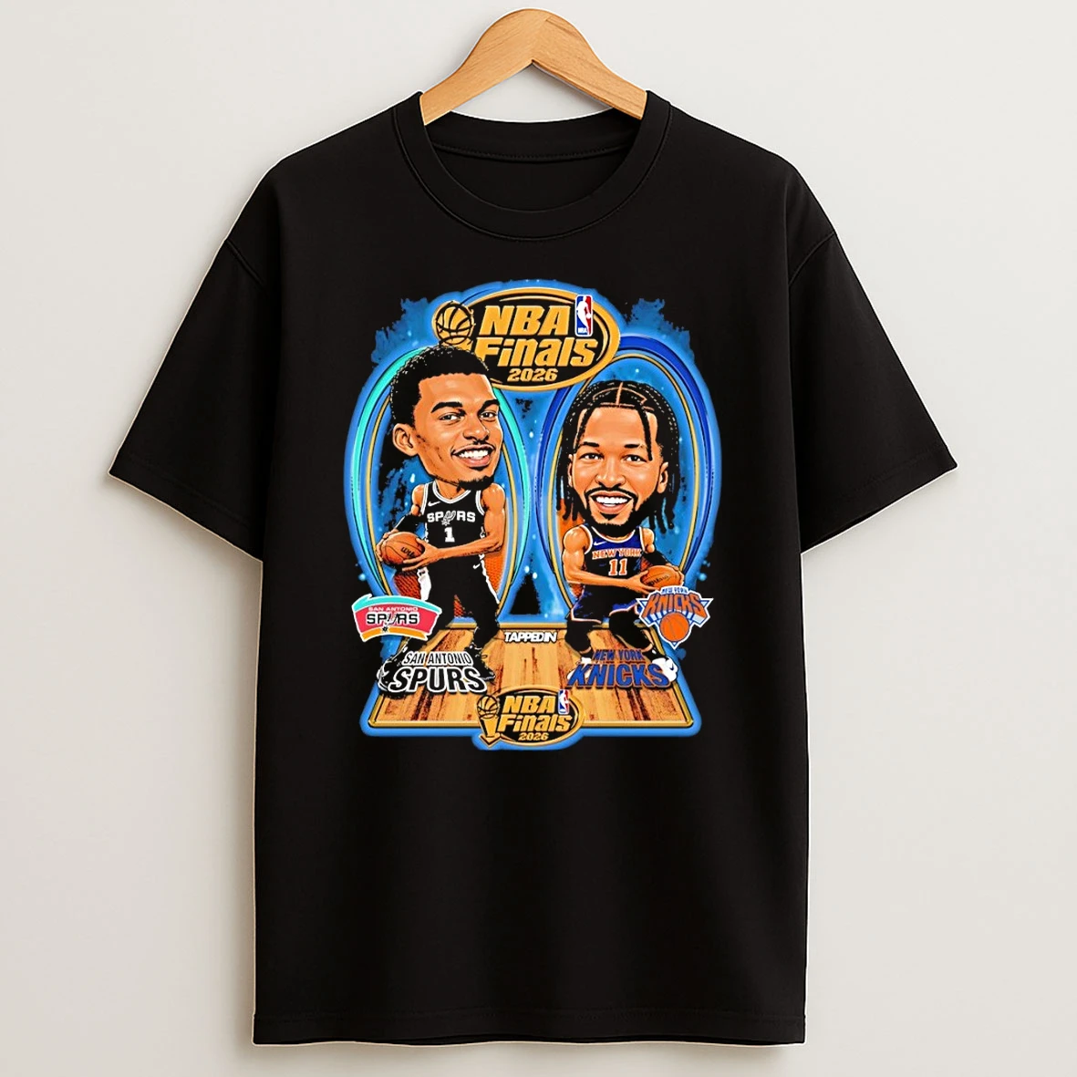 Wembanyama Jalen Brunson Nba Finals 2026 San Antonio Spurs New York Knicks Shirts